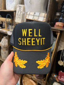 Well Sheeyit Black Gold  Trucker Hat