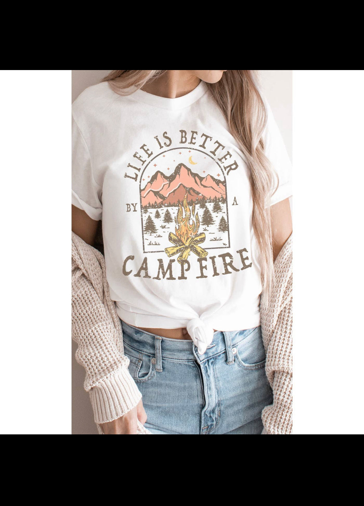 Life Is Better by A Campfire Crew Tshirt