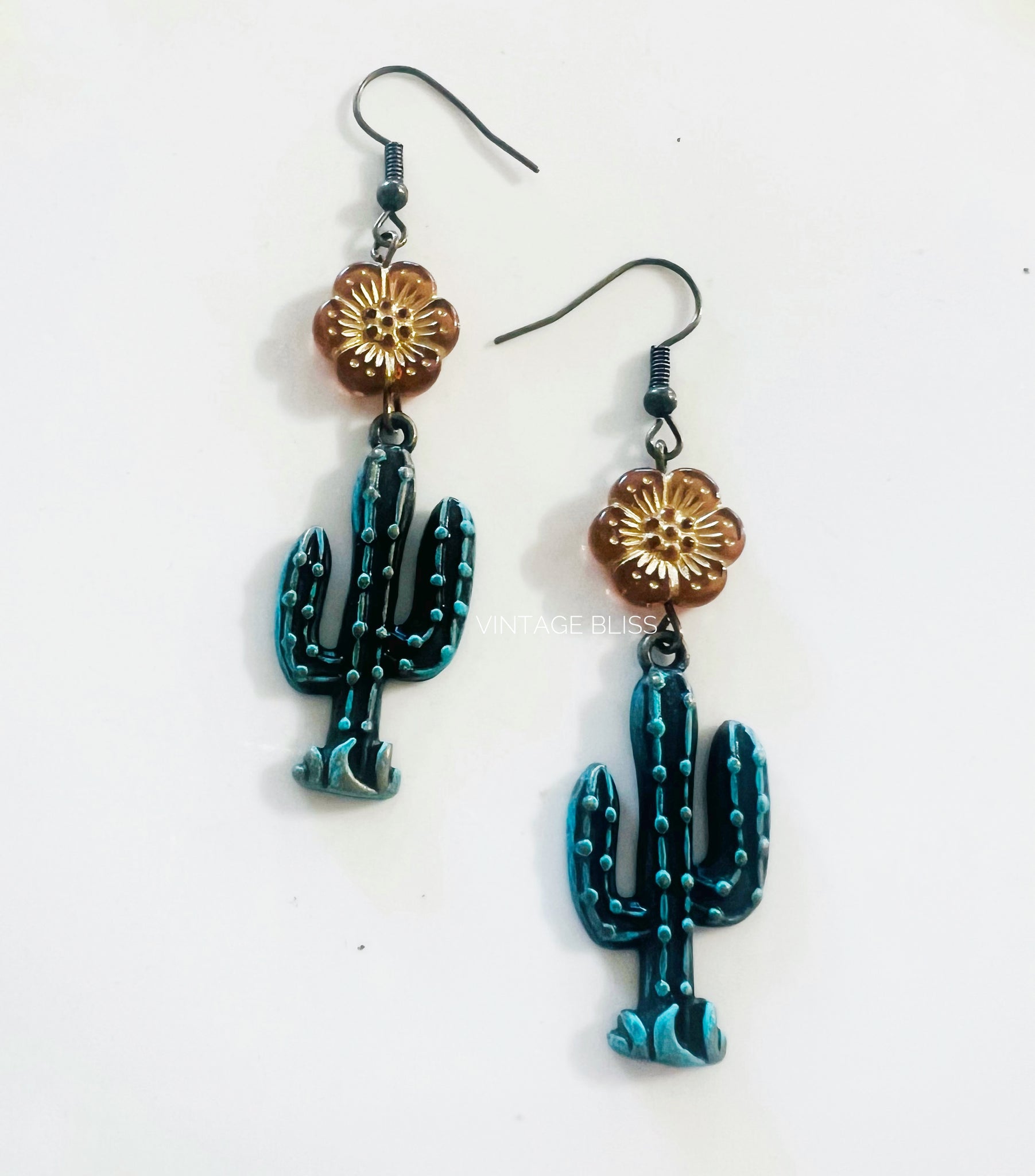 Cactus Flower Earrings