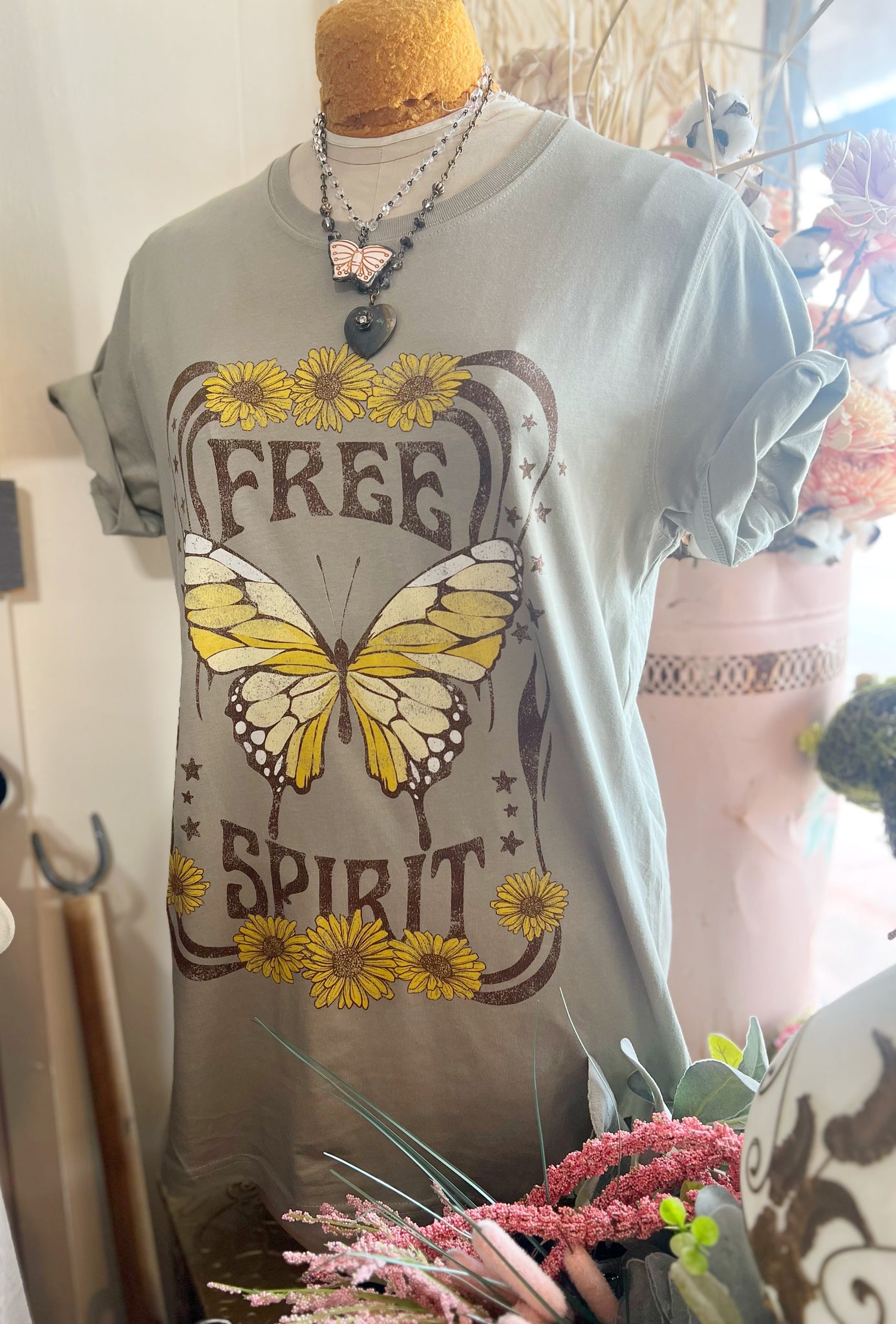 Free Spirit Butterfly Tshirt