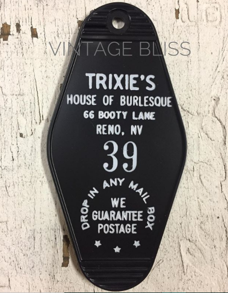 Trixie's House of Burlesque Key FOB