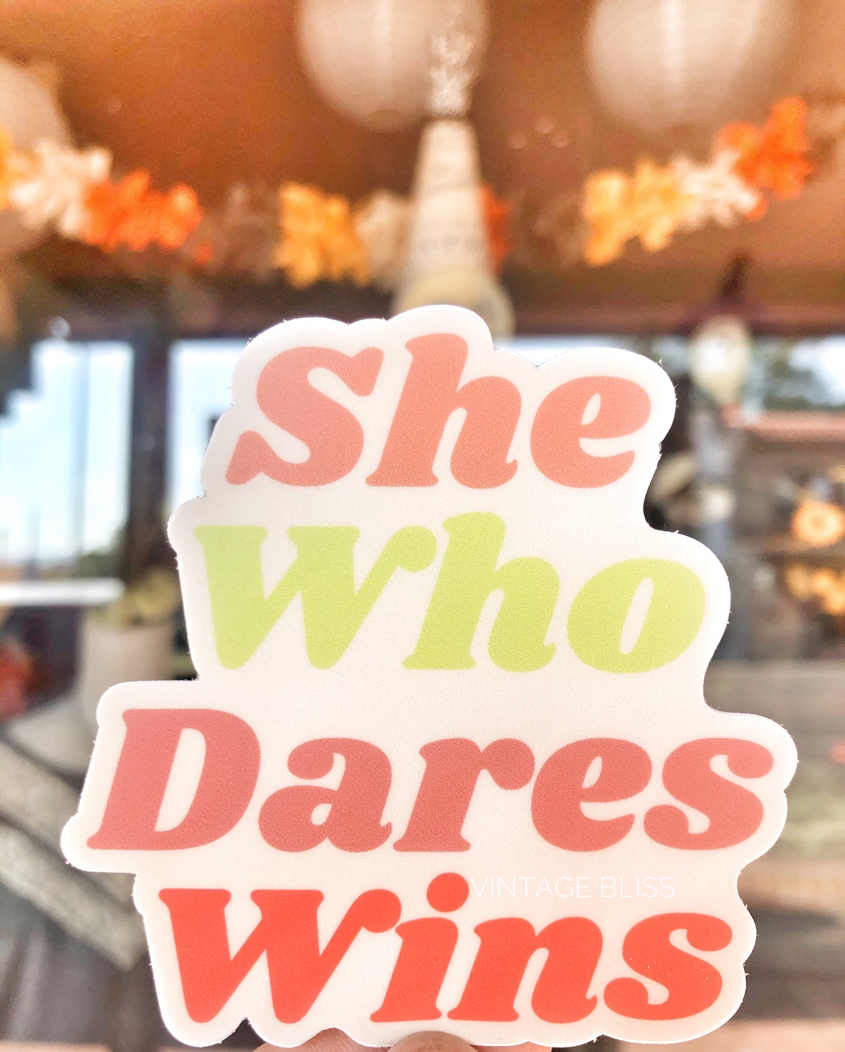 She Who Dares Wins