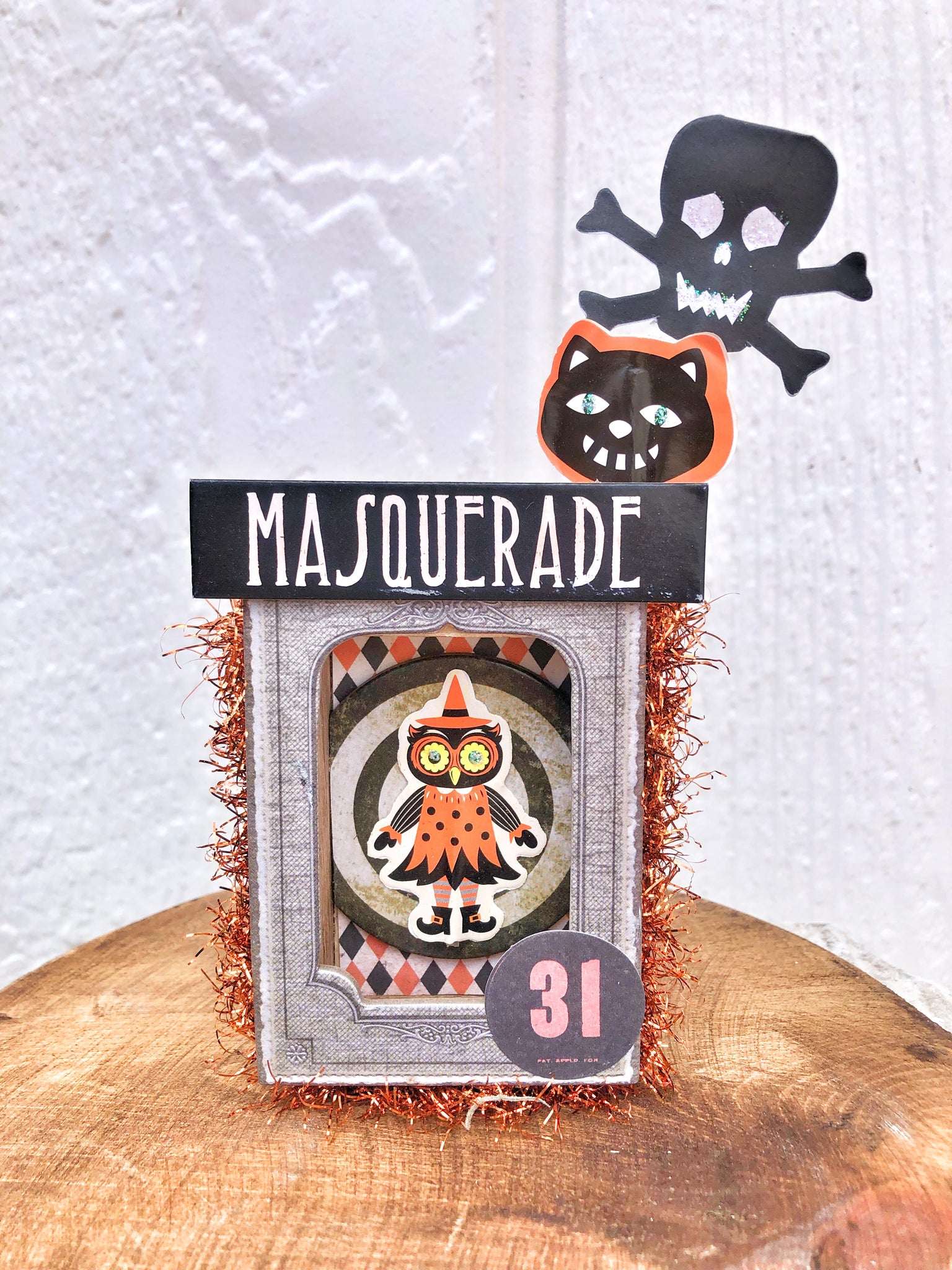 Masquerade Halloween Box Decor