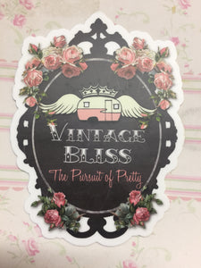 Vintage Bliss Die Cut Sticker