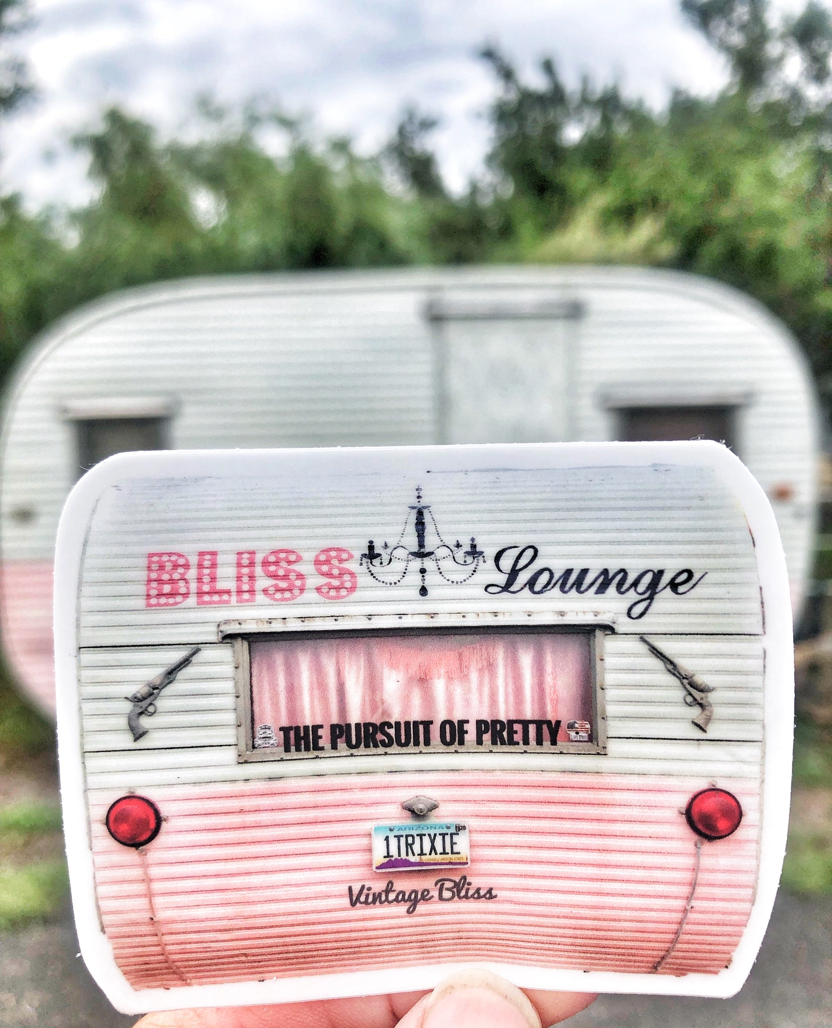 Bliss Lounge Trailer Sticker