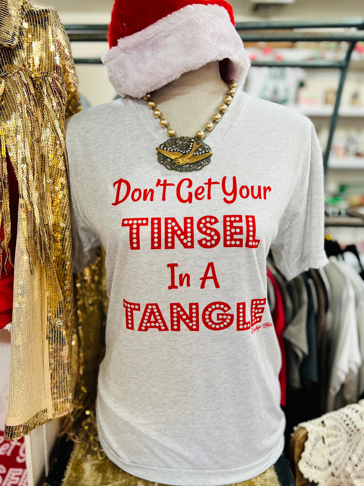 Don’t Get Your Tinsel in a Tangle Christmas Tshirt