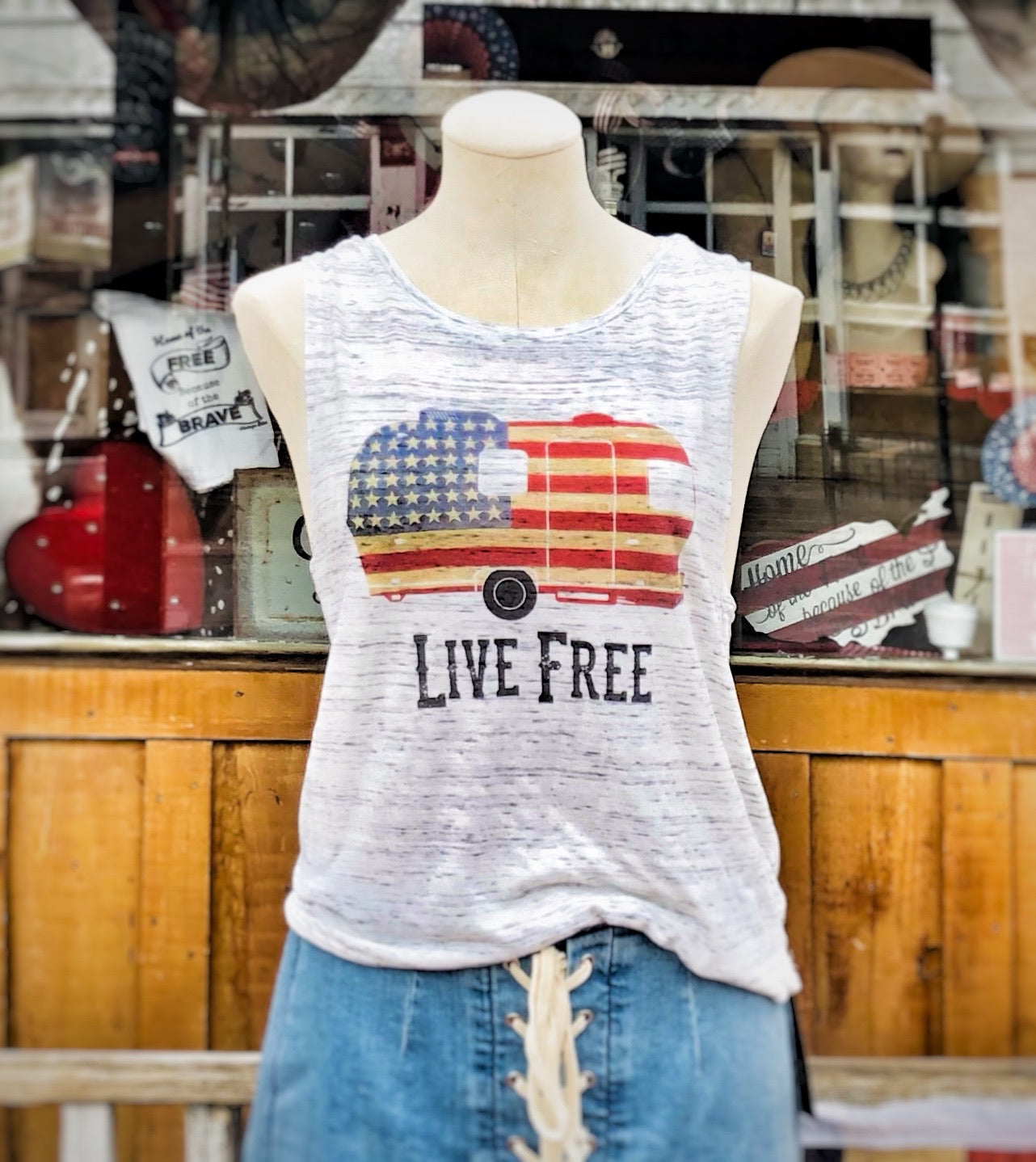 LIVE FREE Muscle Tank