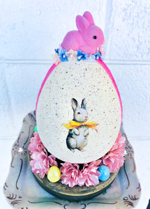 Easter Tin Egg Decor