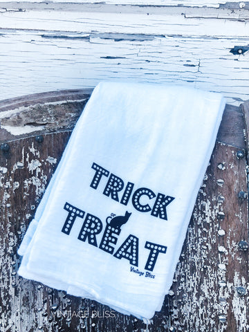 Trick or Treat Kitchen Towel