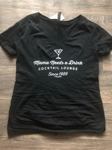 Mama Needs A Drink Cocktail Lounge T-SHIRT